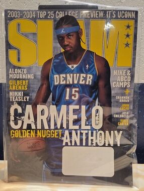 SLAM Magazine Issue #54 - Carmelo Anthony Denver Nuggets Cover (September 2003)